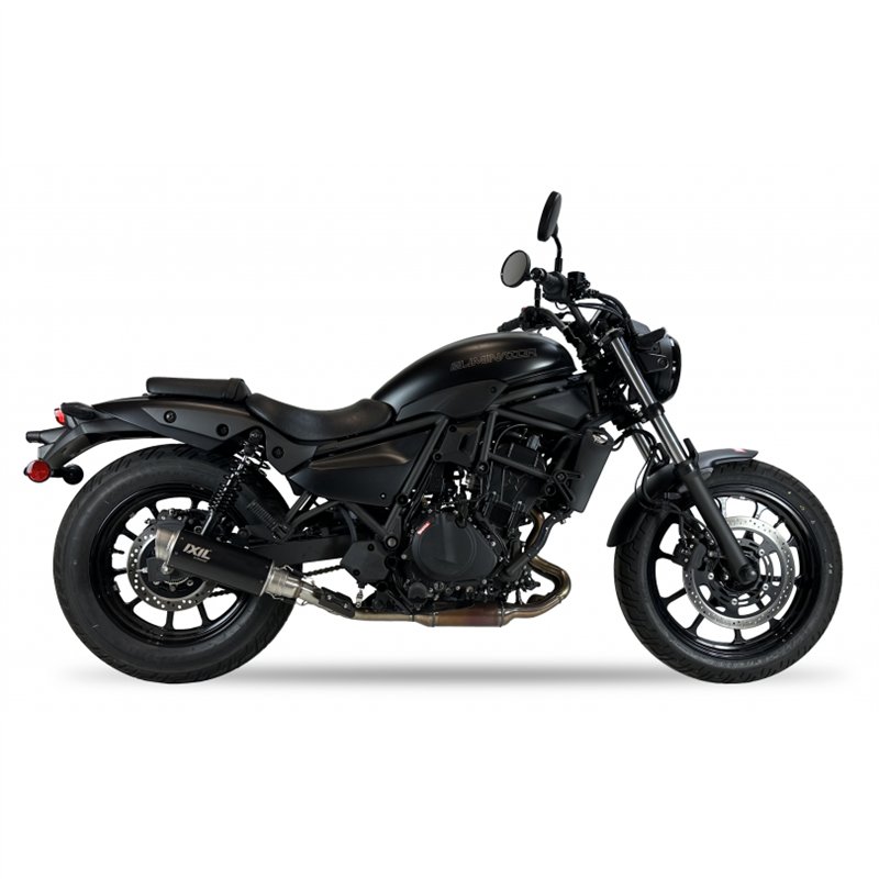 IXIL Uitlaat Sport Xtrem RC3B | Zwart | Kawasaki 500 Eliminator