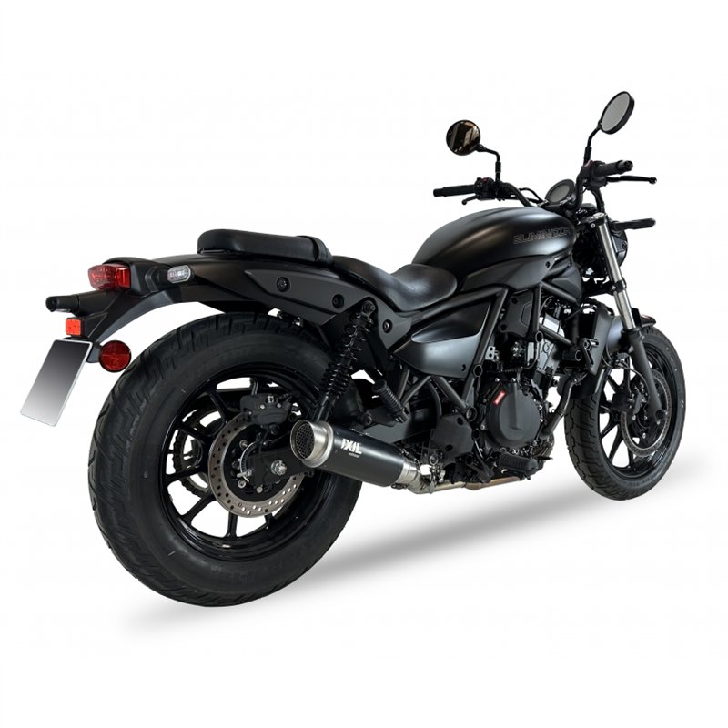 IXIL Uitlaat Sport Xtrem RC3B | Zwart | Kawasaki 500 Eliminator