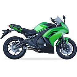 IXIL Uitlaatsysteem Dual Hyperlow XL L3XB | Zwart | Kawasaki ER-6