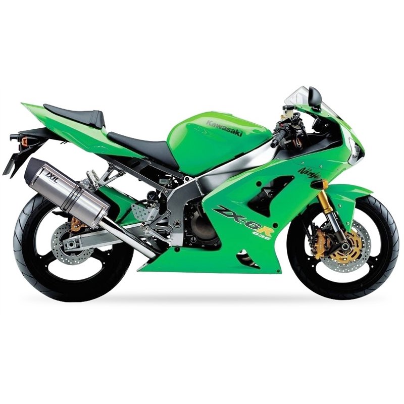 IXIL Uitlaat Hexoval Xtrem RVS Kawasaki ZX636R Ninja
