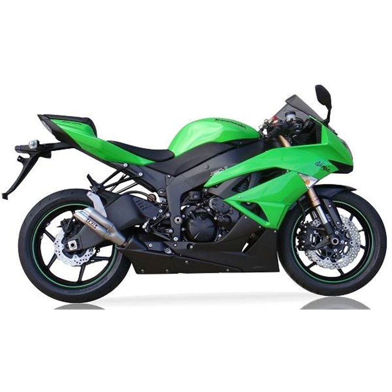 IXIL Uitlaat Dual Hyperlow L2X | Zilver | Kawasaki ZX636R