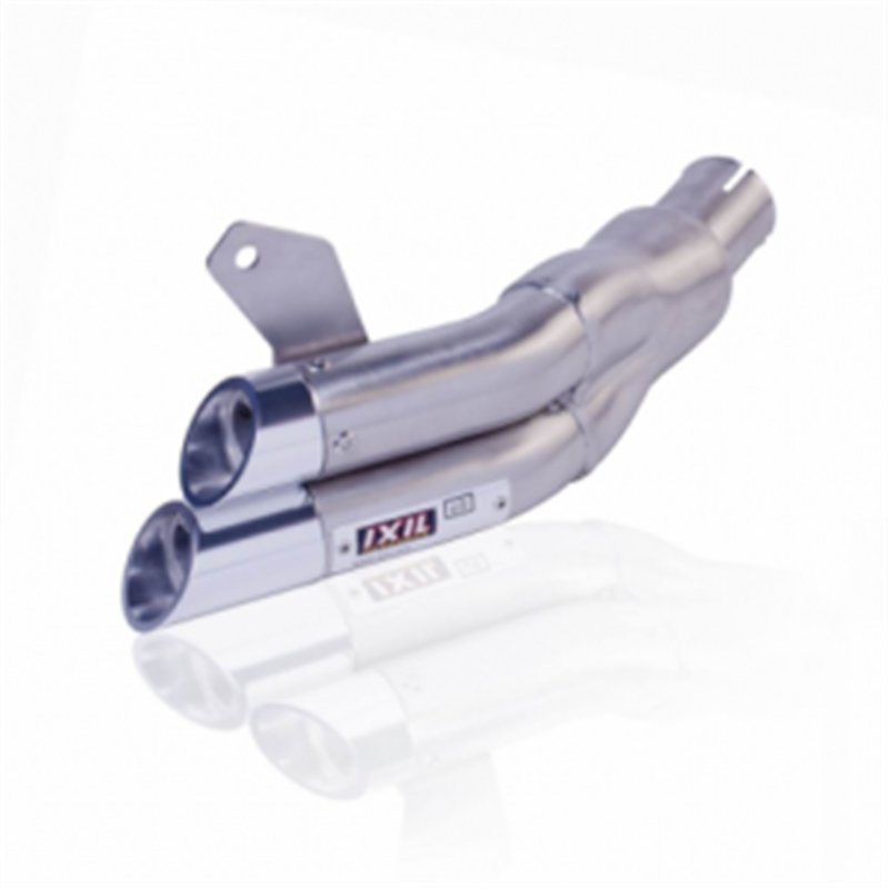 IXIL Uitlaat Dual Hyperlow L2X | Zilver | Kawasaki ZX636R
