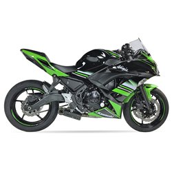 IXIL Uitlaatsysteem Super Xtrem SX1 | Zilver | Kawasaki Z650/ Ninja 650