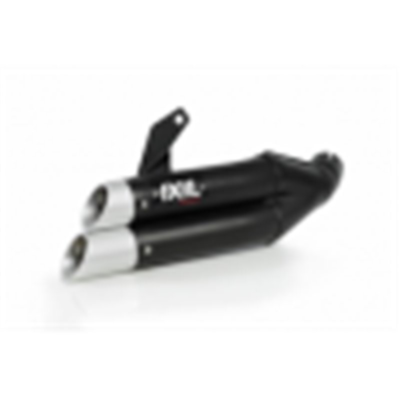 IXIL Uitlaatsysteem Dual Hyperlow XL L3XB | Zwart | Kawasaki Z650RS