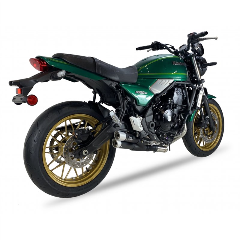 IXIL Uitlaatsysteem Dual Hyperlow XL L3XB | Zwart | Kawasaki Z650RS