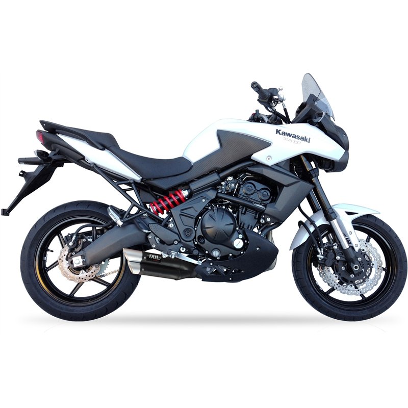 IXIL Uitlaat Dual Hyperlow XL L3XB | Zwart | Kawasaki 650 Versys