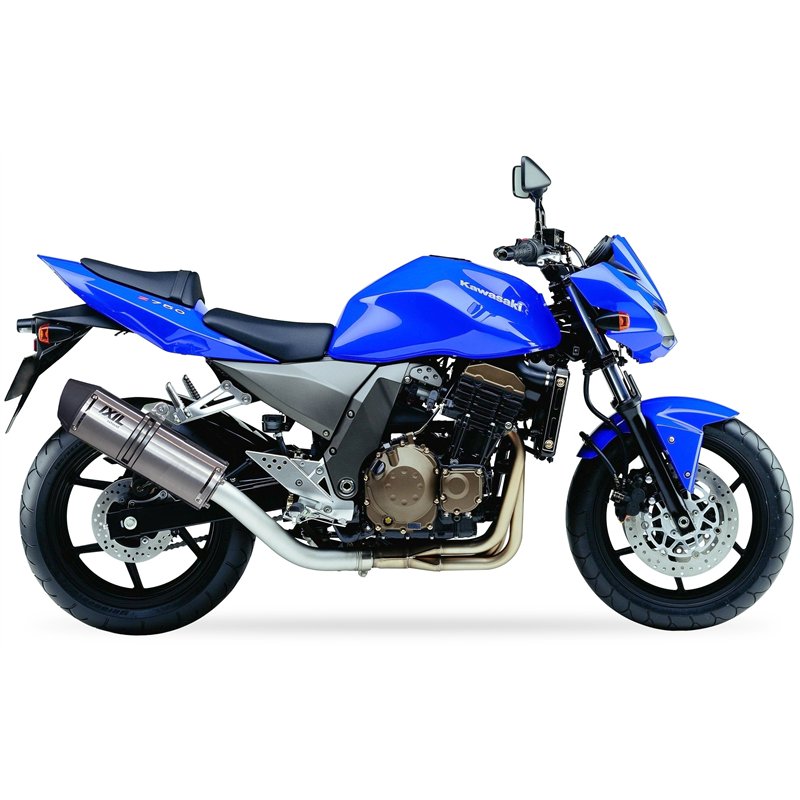 IXIL Uitlaat Hexoval Xtrem RVS Kawasaki Z750 (+S)