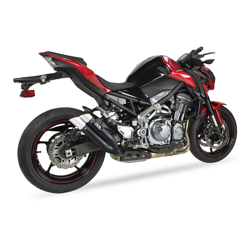 IXIL Uitlaat Dual Hyperlow XL L3XB | Zwart | Kawasaki Z900 A2