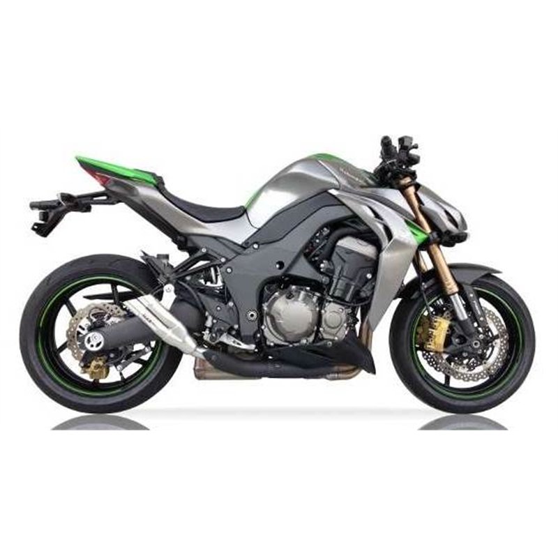 IXIL Uitlaat rechts Dual Hyperlow L2X | Zilver | Kawasaki Z1000