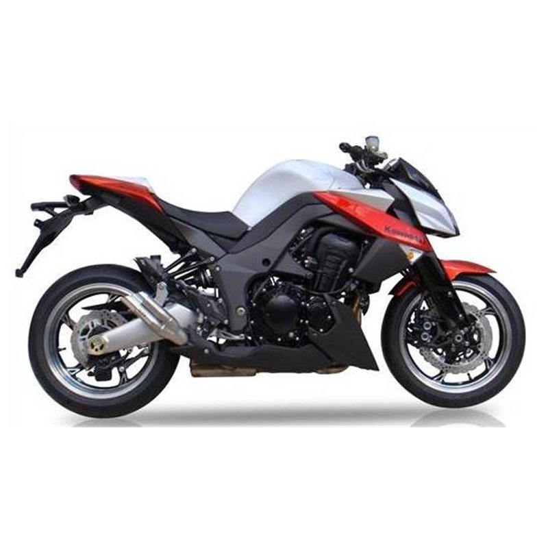 IXIL Uitlaat rechts Dual Hyperlow L2X | Zilver | Kawasaki Z1000