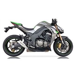 IXIL Uitlaat links Dual Hyperlow L2X | Zilver | Kawasaki Z1000