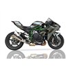 IXIL Uitlaat Double Slashed Cone Xtrem X55SP | Zilver | Kawasaki Ninja H2
