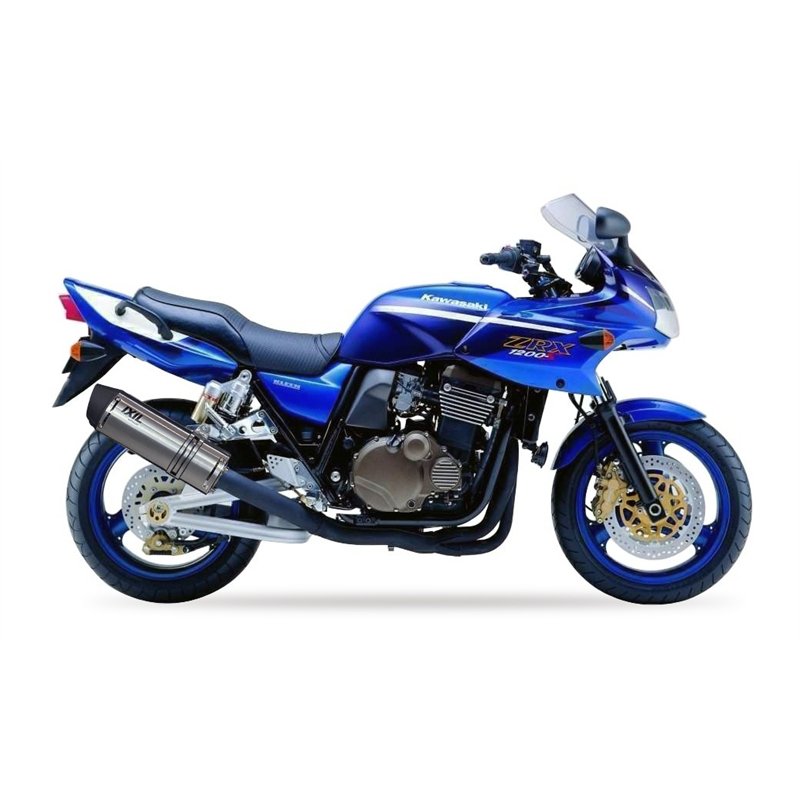 IXIL Uitlaat Hexoval Xtrem SOVE | Zilver | Kawasaki ZRX1200