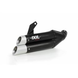IXIL Uitlaat Dual Hyperlow XL L3XB | Zwart | KTM RC125/ RC200
