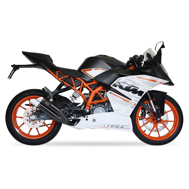 IXIL Uitlaat Dual Hyperlow XL L3XB | Zwart | KTM RC390