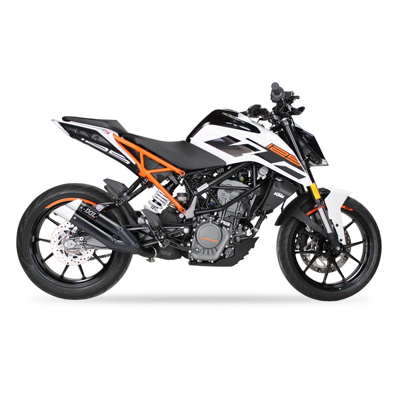 IXIL Uitlaat Dual Hyperlow XL L3XB | Zwart | KTM 390 Duke/RC