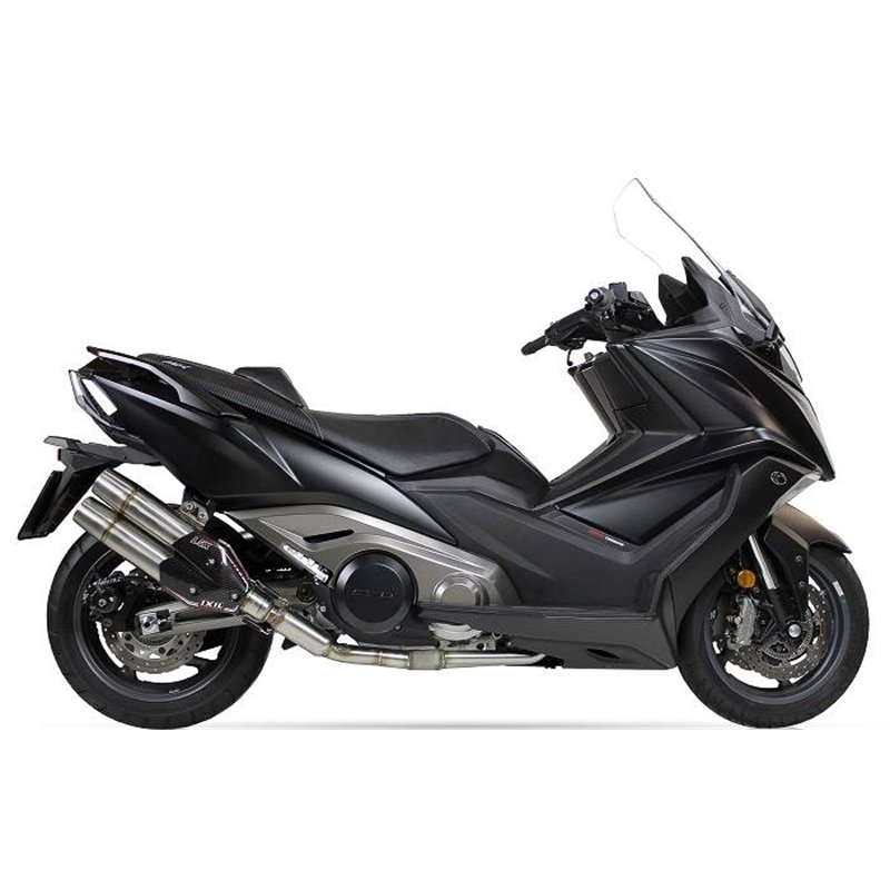 IXIL Uitlatensysteem Hyperlow L5X zilver Kymco AK550
