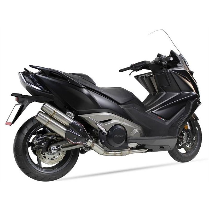 IXIL Full Exhaust System Hyperlow L5X silver Kymco AK550