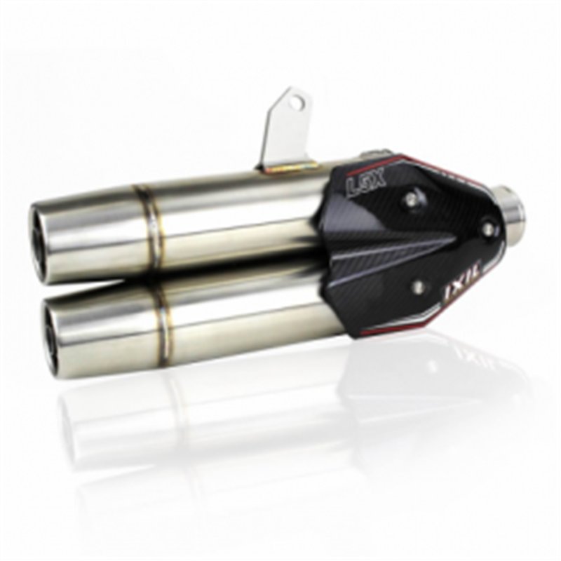 IXIL Full Exhaust System Hyperlow L5X silver Kymco AK550