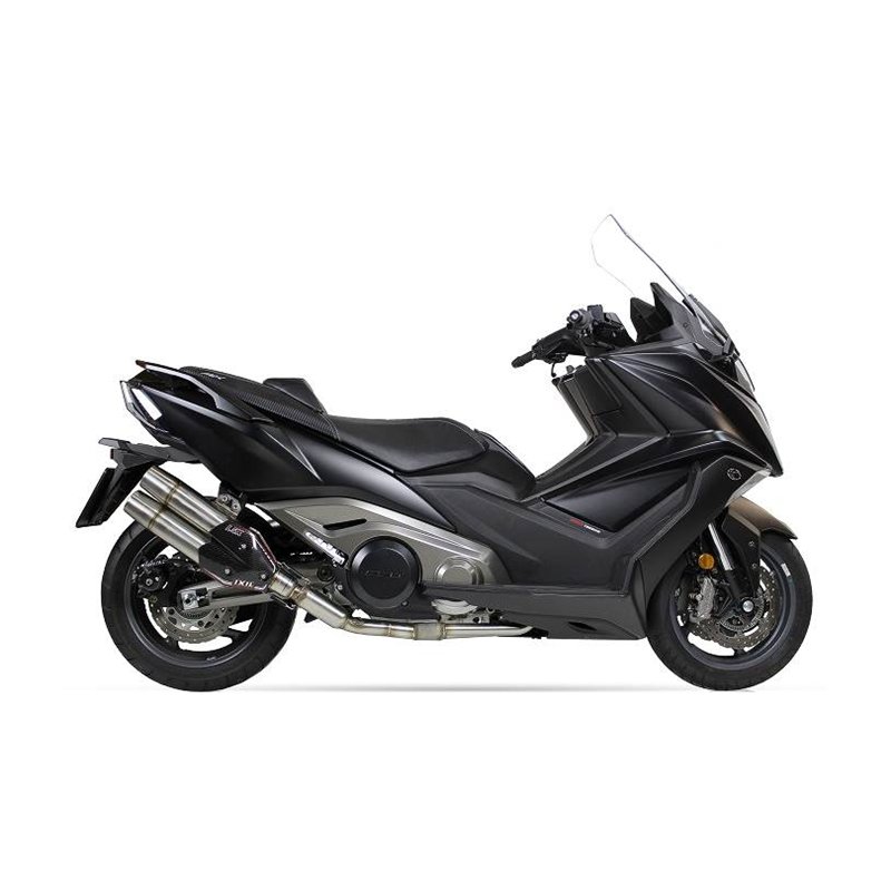 IXIL Uitlaatsysteem Dual Hyperlow XXL L5X | Zilver | Kymco AK550