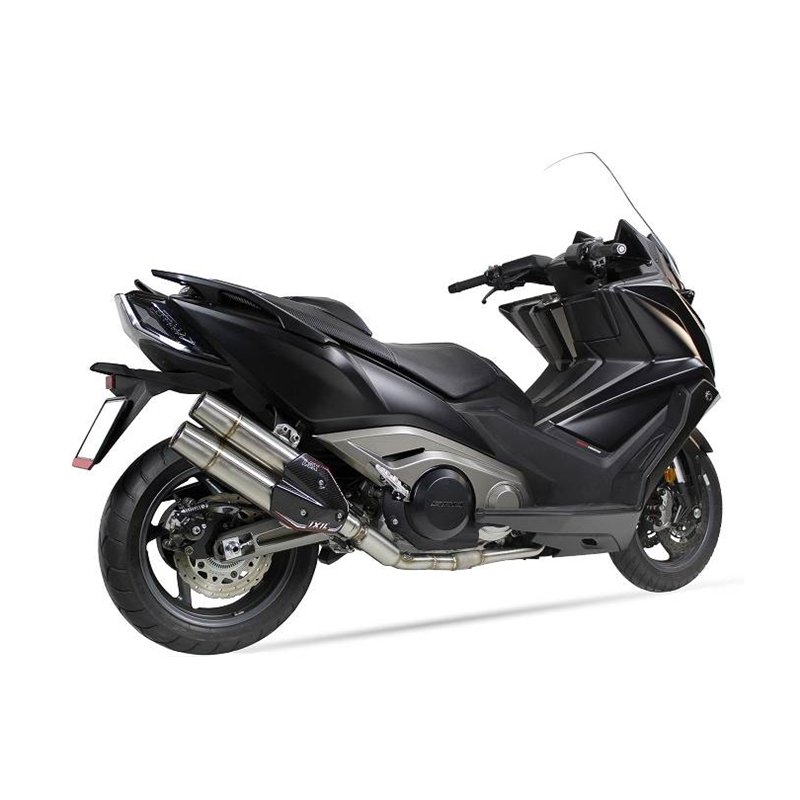 IXIL Uitlaatsysteem Dual Hyperlow XXL L5X | Zilver | Kymco AK550