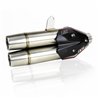 IXIL Uitlaatsysteem Dual Hyperlow XXL L5X | Zilver | Kymco AK550