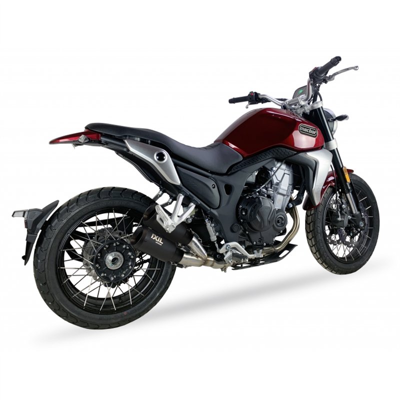 IXIL Uitlaat Dual Race Xtrem 2RB | Zwart | Macbor Eight Mille 500SCR