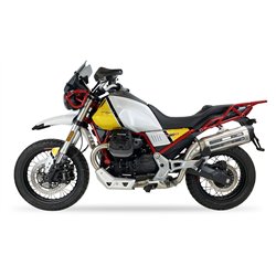 IXIL Uitlaat Mega Xtrem Trail MXT | Zilver | Moto Guzzi V85TT