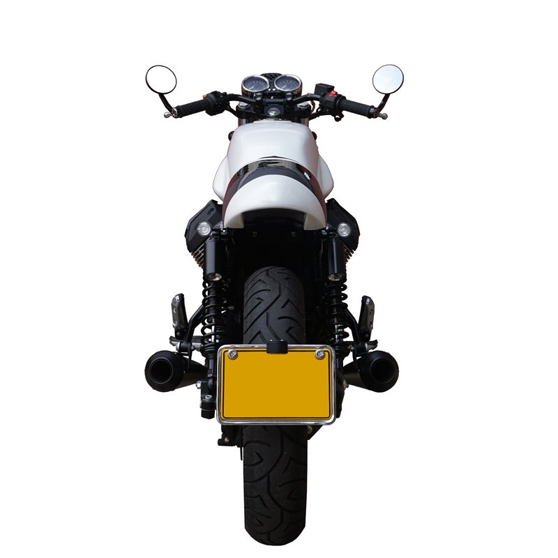 IXIL Uitlaat rechts Ironhead Conical OVC11SB | Zwart | Moto Guzzi V7 II
