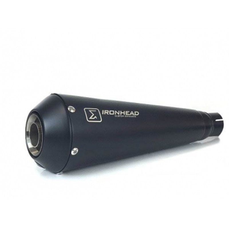 IXIL Uitlaat rechts Ironhead Conical OVC11SB | Zwart | Moto Guzzi 850 V7 Special/Stone
