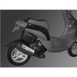 IXIL Uitlaatsysteem Scooter SCCL | Zwart | Peugeot 50 Ludic One Air