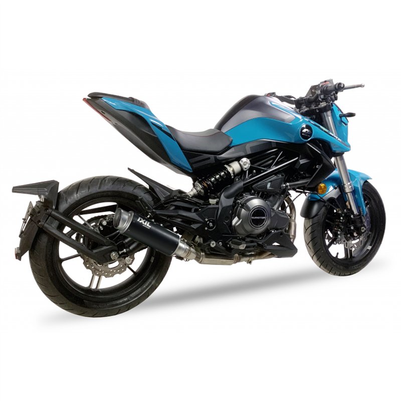 IXIL Uitlaat Sport Xtrem RC3B | Zwart | QJ Motor SRK400