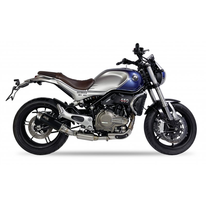 IXIL Uitlaat Sport Xtrem RC3B | Zwart | QJ Motor SRV550