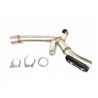 IXIL Tussenpijp DeCat | Zilver | QJ Motor SRT800