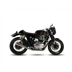 IXIL Uitlaat links Ironhead Conical OVC11SSS | Gepolijst | Royal Enfield 650GT Continental/650 Interceptor