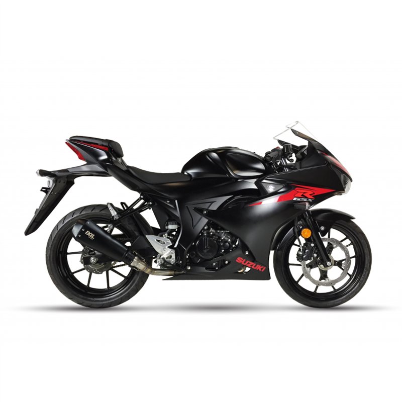 IXIL Uitlaatsysteem Race Xtrem RB | Zwart | Suzuki GSX-S125