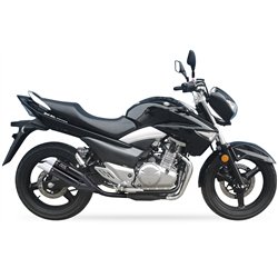 IXIL Uitlaat Dual Hyperlow XL L3XB | Zwart | Suzuki GW250 Inazuma