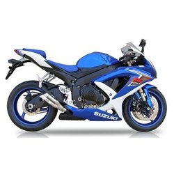 IXIL Uitlaat Dual Hyperlow L2X | Zilver | Suzuki GSX600R