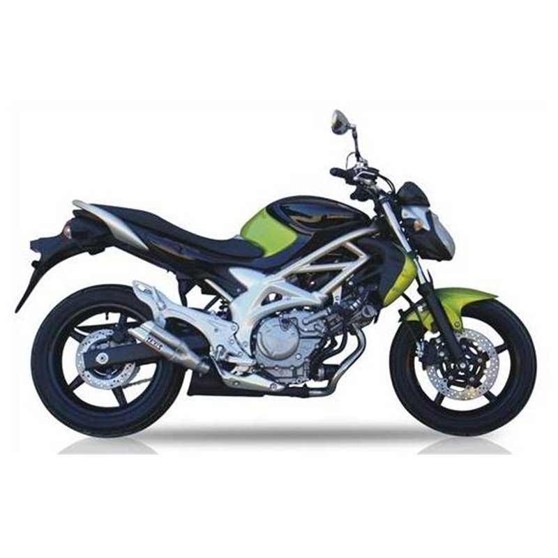 IXIL Silencer Hyperlow silver | Suzuki 650 Gladius