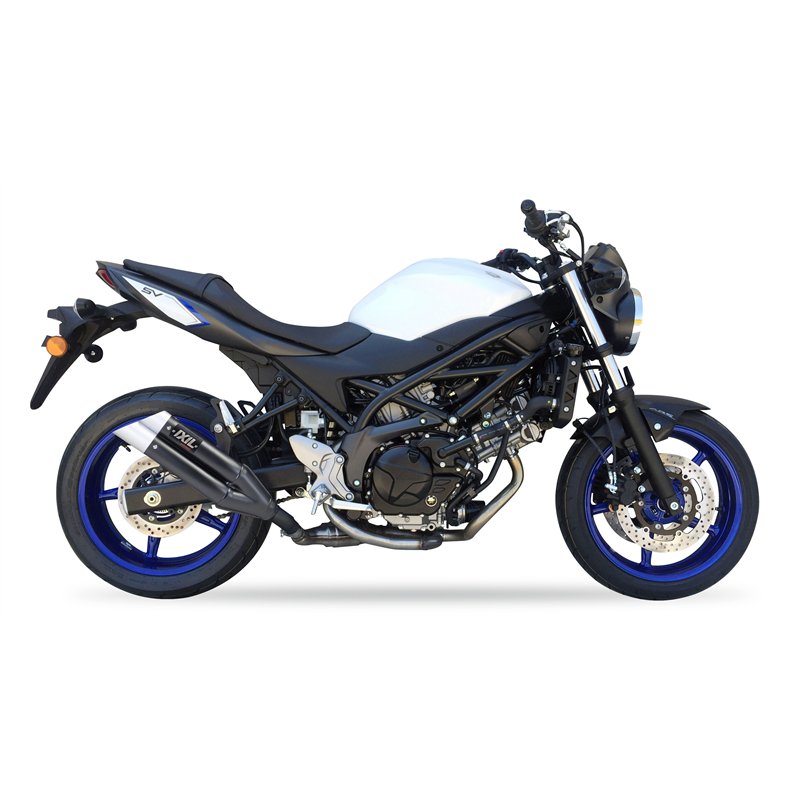 IXIL Uitlaat Dual Hyperlow XL L3XB | Zwart | Suzuki SV650X