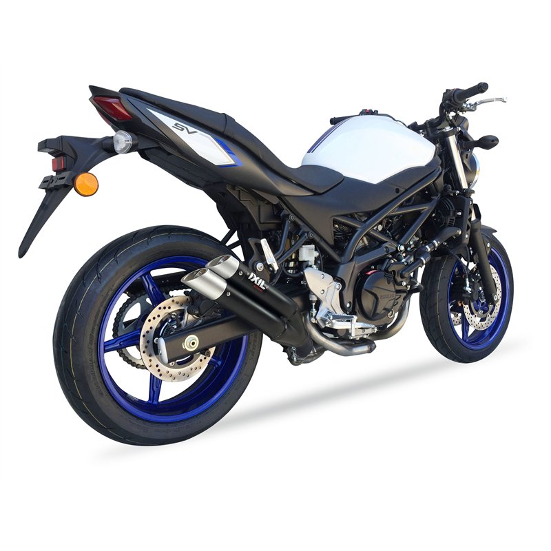 IXIL Uitlaat Dual Hyperlow XL L3XB | Zwart | Suzuki SV650X