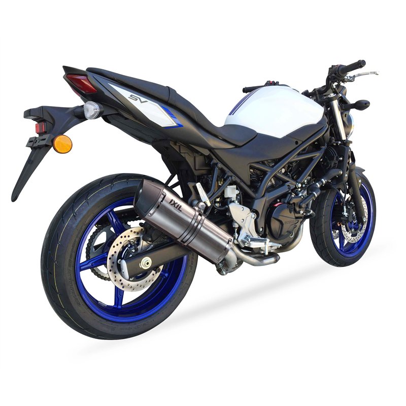 IXIL Uitlaat Hexoval Xtrem EVO SOVE | Zilver | Suzuki SV650X