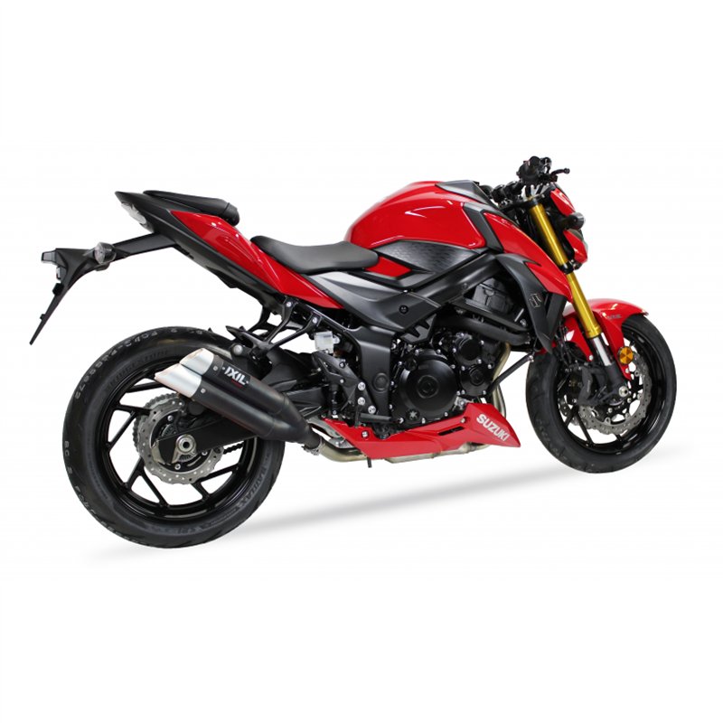 IXIL Uitlaat Dual Hyperlow XL L3XB | Zwart | Suzuki GSX-S750
