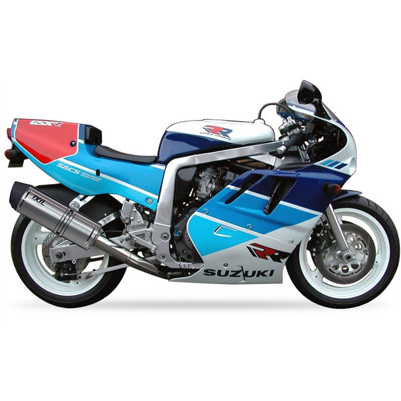 IXIL Uitlaat Hexoval Xtrem EVO SOVE | Zilver | Suzuki GSX750R