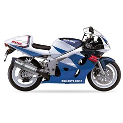 IXIL Uitlaat Hexoval Xtrem EVO SOVE | Zilver | Suzuki GSX750R SRAD