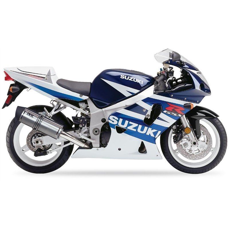 IXIL Uitlaat Hexoval Xtrem EVO SOVE | Zilver | Suzuki GSX750R