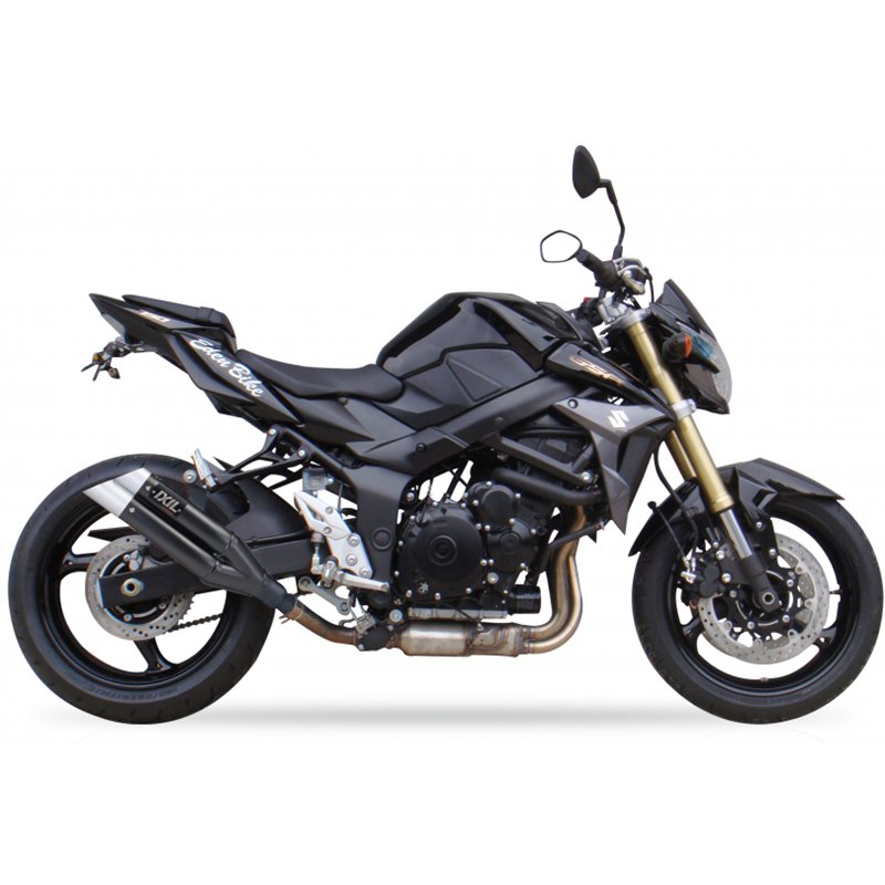 IXIL Uitlaat Dual Hyperlow XL L3XB | Zwart | Suzuki GSR750