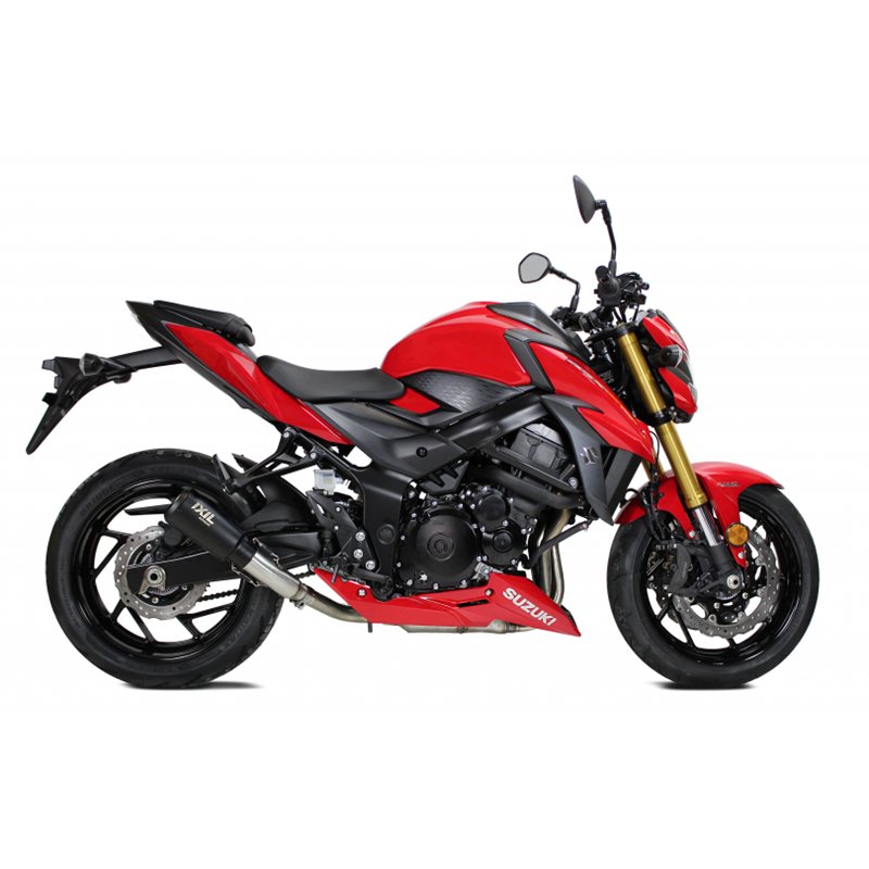 IXIL RB stainless steel black muffler Suzuki GSX-S 750, 16- and GSR 750, 11-17 (Euro3+4+5)