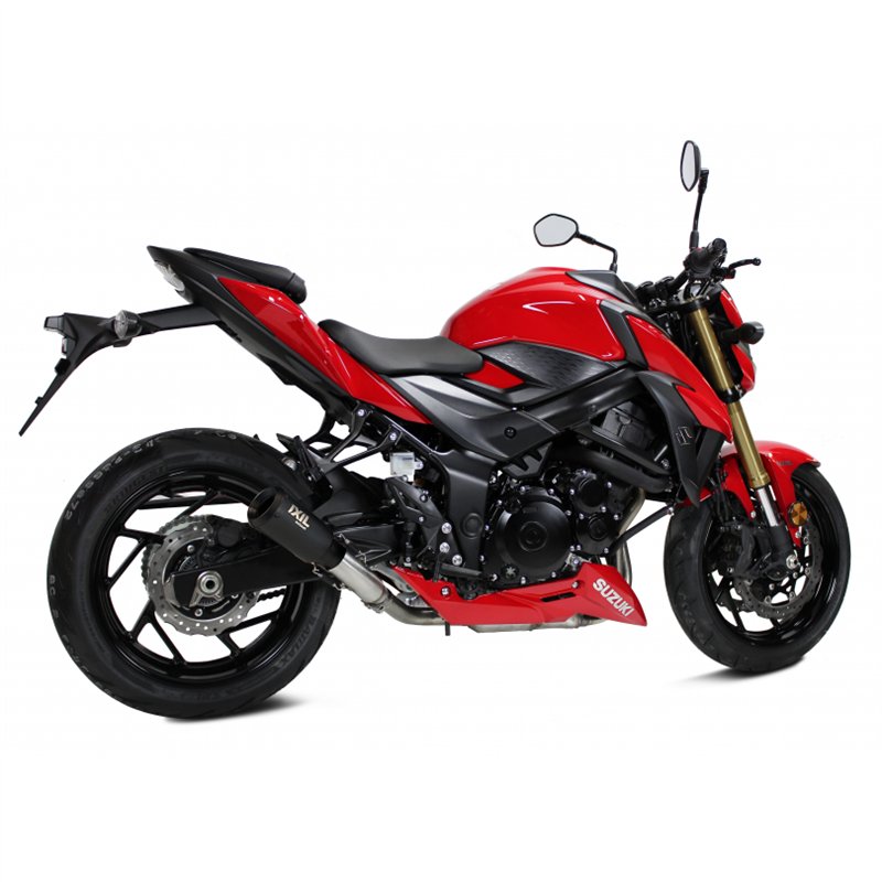 IXIL RB stainless steel black muffler Suzuki GSX-S 750, 16- and GSR 750, 11-17 (Euro3+4+5)