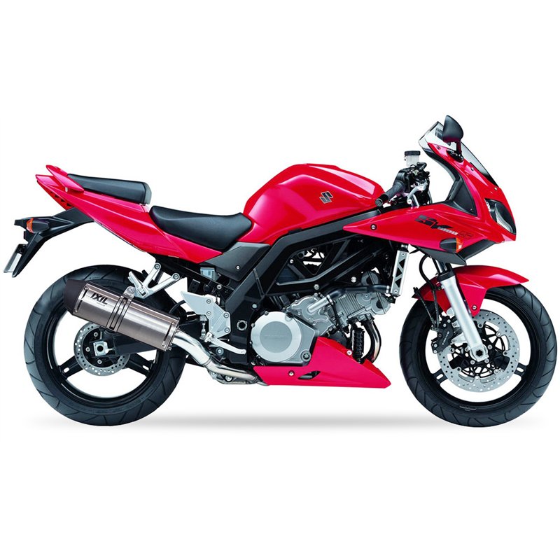 IXIL Uitlaat links Hexoval Xtrem EVO SOVE | Zilver | Suzuki SV1000